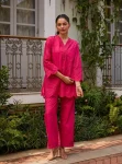 Tamara Supima Cotton Fuchsia Co-ord Set