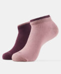 ompact Cotton Stretch Solid Low Show Socks with StayFresh Treatment - Wistful mauve & Wine Tasting